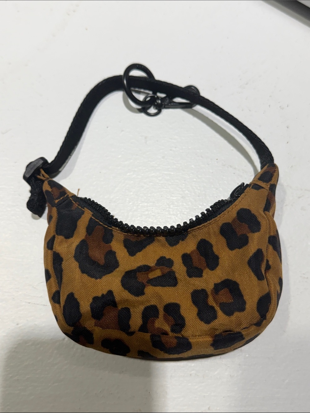 BAGGU Leopard Print Bag Charm / Mini Bag